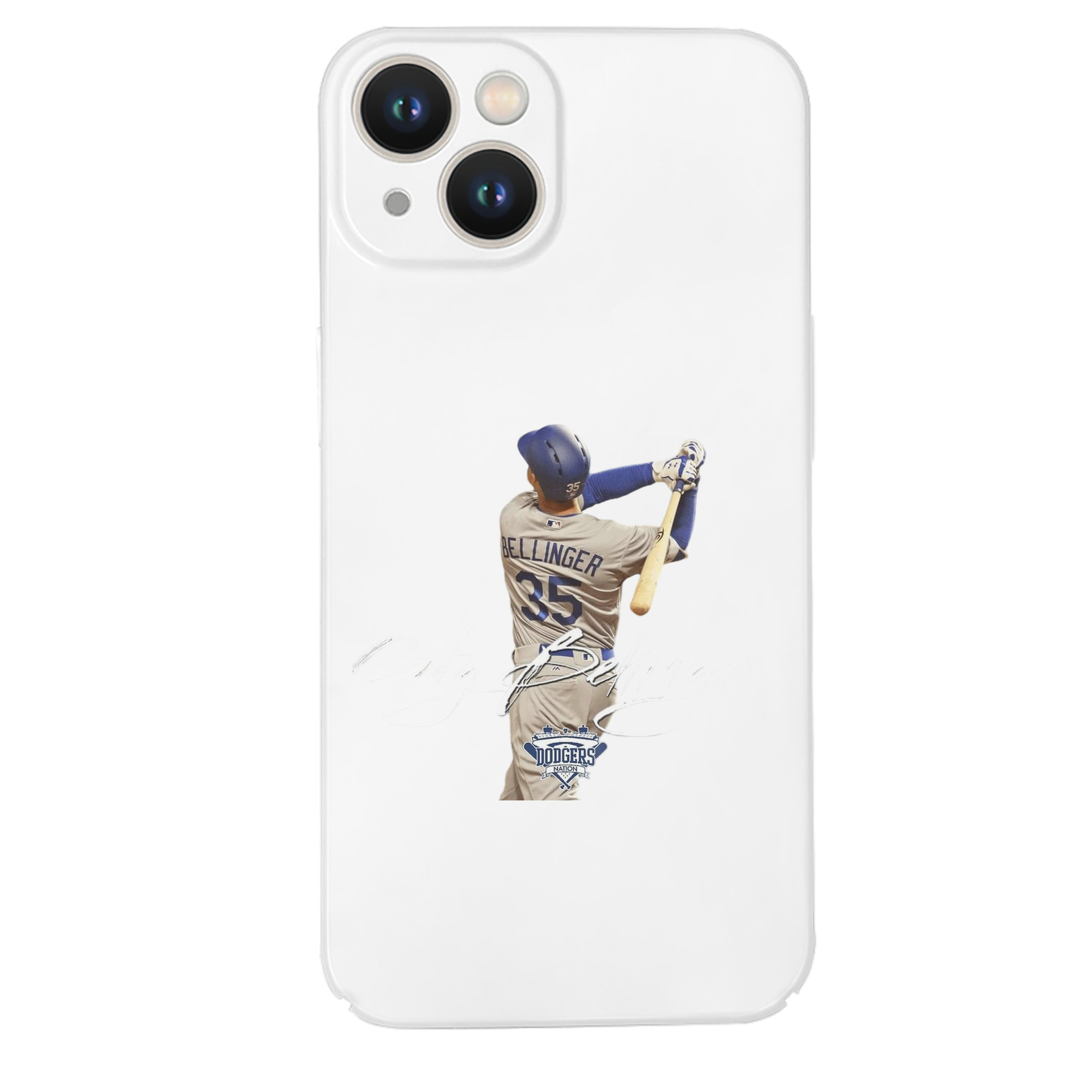 Cody Bellinger 3 IPhone 14 Series Full-Cover Hard Case – Shockproof With Raised Camera Protection – Precise Cutouts, Wireless Charging Compatible – Durable, Anti-Yellowing, Easy To Clean